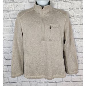 Woolrich Angler 1/4 Zip Pullover Fleece Size Medium